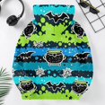 thumbnail image 4 of Grblisyd Halloween Girls and Boys Hoodie Cute Pumpkin Print Fleece Pullover Sweatshirt with Kangaroo Pocket, 4 of 5