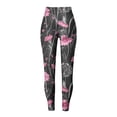 thumbnail image 5 of Mnuaqn Floral Leggings for Women High Waisted Vintage Printed Tummy Control Leggings Casual Plus Size Yoga Pants Slim Tights (S, Grey), 5 of 6