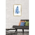 thumbnail image 2 of Jean Plout - Indigo Botanical Asoidium Angulare Wall Poster, 14.725" x 22.375" Framed, 2 of 6