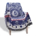 thumbnail image 2 of Boho Tejido Manta Manta Reversible Algodón Tapiz Bohemio Hippie Habitación Decoración Bruja Astrología Zodiaco Constelación Celestial Alfombra Cama Silla Sofá, 2 of 7