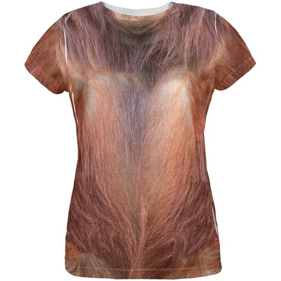 Halloween Orangutan Costume All Over Womens T Shirt Multi SM