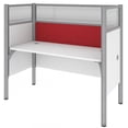 thumbnail image 4 of Bestar Pro-Biz Melamine/Metal Workstation in White and Red, 4 of 5