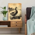 thumbnail image 5 of Qisvanset Framed Canvas Wall Art 12x16 Inch Vintage Duck Sketch Farm Nursery Printed Wall Art, 5 of 5