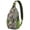 Rustic, variant on Tropical Watermelon Pattern Travel Sling Backpack, Lightweight and Durable Crossbody Bag with Fresh Geometric Summer Fruit Print, Cute and Fashionable for Watermelon Enthusiasts
