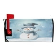 thumbnail image 2 of WOBOGO Cute Children's Book Illustration Style Snowman Mailbox Cover Magnetic for Garden Yard Home Decor Standard Size 20.7×18.03in, 2 of 9