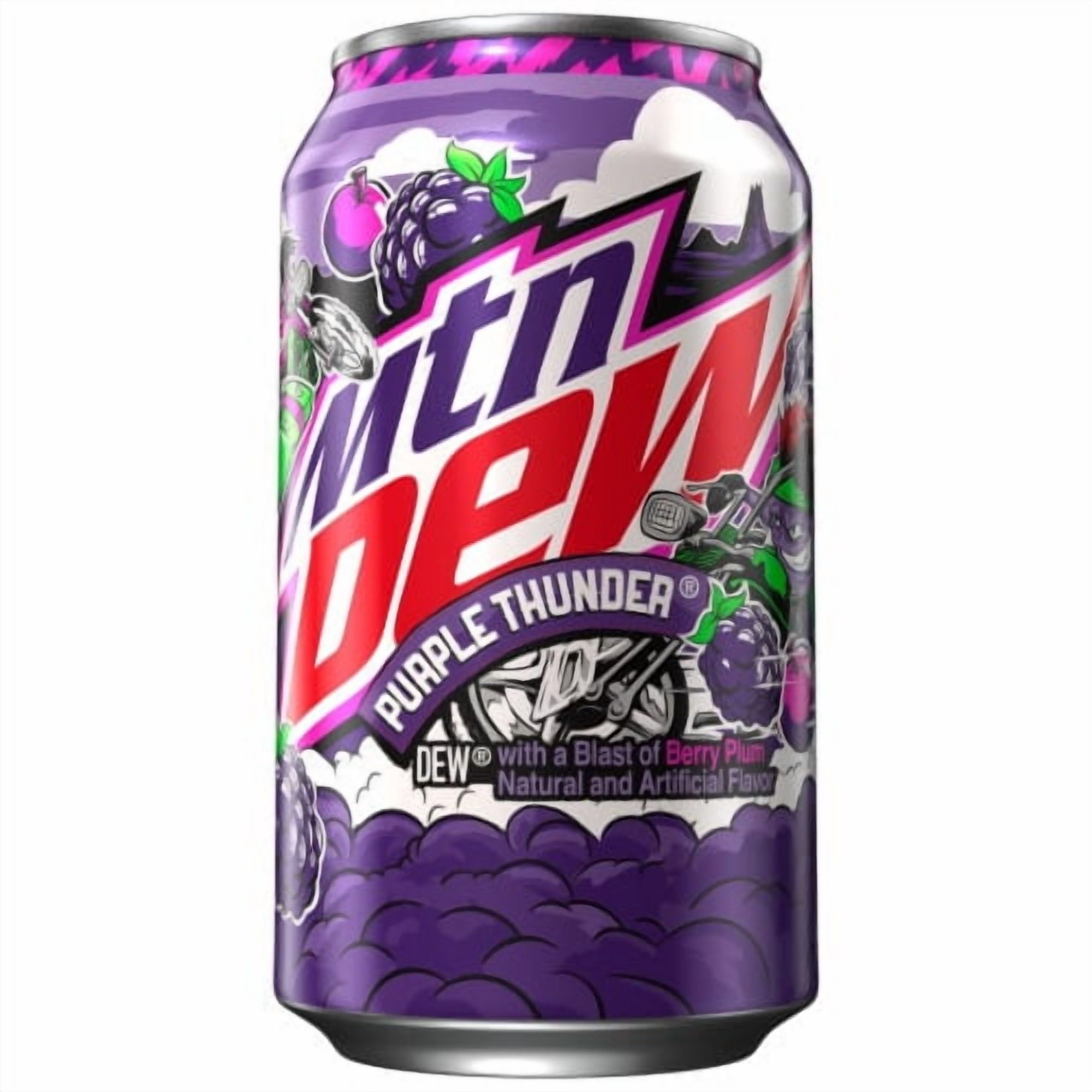 Mountain Dew Purple Thunder Soda Cans 12 pk / 12 oz