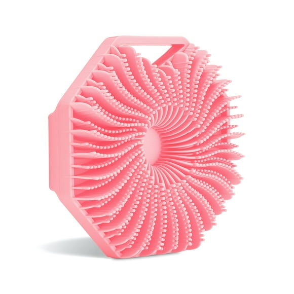 Exfoliante Body Scrubber Sud de silicona antimicrobiano, rosa