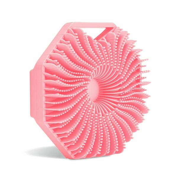 Exfoliante Body Scrubber Sud de silicona antimicrobiano, rosa