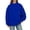 Blue, variant on Kaondbfi Mock Neck Sweatshirt Women Fall Oversized Turtleneck Pullover Fleece Long Sleeve Sweatshirts Tops Womens Essentials Fashion Clothing