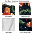 thumbnail image 4 of luoweisi Men's Beach Shorts Quick Dry Swim Trunks with Mesh Lining Christmas Gingerbread Man L, 4 of 5