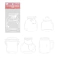 thumbnail image 1 of XWSHYW Decoraciones para El Hogar Paquette de Pegatinas Transparent Botella Flor Seca Mano Cuenta Pegatina Marcador Transparent Pegatina de Botella de Vidrio Decoración, 1 of 2
