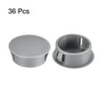 thumbnail image 3 of Uxcell 36Pack 31/32" Plastic Hole Plugs Panel Flush Type Knockout Locking Plugs, Gray, 3 of 5