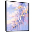 thumbnail image 2 of Designart "Bold Illumination In Contemporary Lavender" Modern Geometric Floater Framed Wall Art Prints, 2 of 5