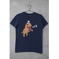 thumbnail image 5 of 4th Of July Merica Patriotic T-Rex Dinosaur Mens T Shirt, 5 of 5