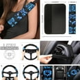 thumbnail image 4 of Jeiento Dolphin Automotive Seat Cover Interior Set, 17 Pack Car Front Rear Seat Covers Floor Mats Seatbelt Pads Love Heart Cup Coasters Keychains Armrest Cover Universal Fit SUVs Sedans Trucks, 4 of 8