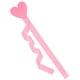 thumbnail image 3 of Cinta de corazón festiva de San Valentín de 41 pulgadas con lazo de cinta decorativa para corona Rosa, 3 of 8