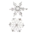 thumbnail image 3 of PENIKOKO 10Pcs Simulation Snowflake Pendant for Christmas Tree Decoration, 3 of 6