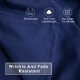 thumbnail image 5 of Kelnaro 4 Piece Navy Blue Toddler Bedding Set – Soft Microfiber Fitted Sheet, Quilt, Flat Sheet & Pillowcase, Fade & Shrink Resistant, Machine Washable, 5 of 5