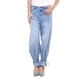 thumbnail image 1 of Pantalón Recto Tiro Alto Mezclilla 100% Algodón Jeans Dama, 1 of 6
