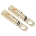 thumbnail image 1 of Terminal De Anillo De Tornillo De Servicio Pesado, Extremos De Cable De Batería, Chapado En Oro De Latón, Alta Precisión, Tenacidad, Gran Conductividad, Rendimiento Estable, 1 of 7