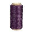 thumbnail image 1 of Unique Bargains Fil à Coudre en Cuir 186 Yards 210D/1mm Corde Cirée en Polyester, Violet, 1 of 5