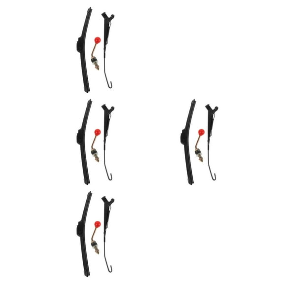 FRCOLOR 4pcs Universal Manual Windshield Wiper Hand Operated Wiper Replacement Utv Accessory Wiper For Utvs Motorcycle Windshield Wiper