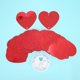 thumbnail image 3 of 100 Uds. Confeti en forma de corazón rojo papel plástico chatarra cumpleaños boda fiesta decoración del Día de San Valentín láser, 3 of 5