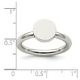 thumbnail image 2 of 2.5mm Stainless Steel Polished Circle Ring Size 8 Ring for Women - 3.7 Grams, 2 of 2