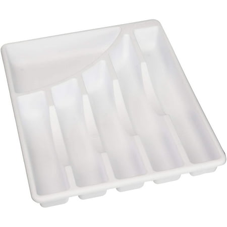 

Sterilite Corp. 15758006 6 Compartment Cutlery Tray