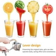 thumbnail image 6 of Stainless Steel Manual Fruit Juicer Heavy Duty Hand Press Extractor, Detachable Citrus Grinder Kitchen Gadget for Fresh Fruit Juice Making, Durable Manual Squeezer for Home Kitchen, AKLJWH, 6 of 6