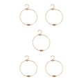 thumbnail image 2 of Minnieouse Tobilleras Ajustable Oro Plata Mal de ojo Joyería Accesorio de moda Colgando Pulseras de tobillo colgantes para mujeres Fiesta Oro Oro 5piezas Minnieouse CBP253745, 2 of 4