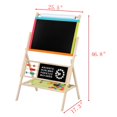 thumbnail image 2 of GoDecor Planches à Double Face Chevalet en Bois d'Éducation Artistique pour Enfants, 2 of 8