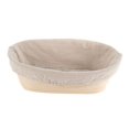 thumbnail image 2 of AMERTEER Bread Dough fermentation Bowl Shape Natural Rattan Basket With Removable Lining  10 Size - Oval 28*14*8cm, 2 of 6