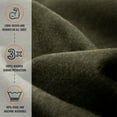 thumbnail image 3 of Arcturus Lake Tahoe Wool Bed Blanket - Queen Size (90"x 96") - Thick, Washable, Large Wool Blanket, 3 of 7