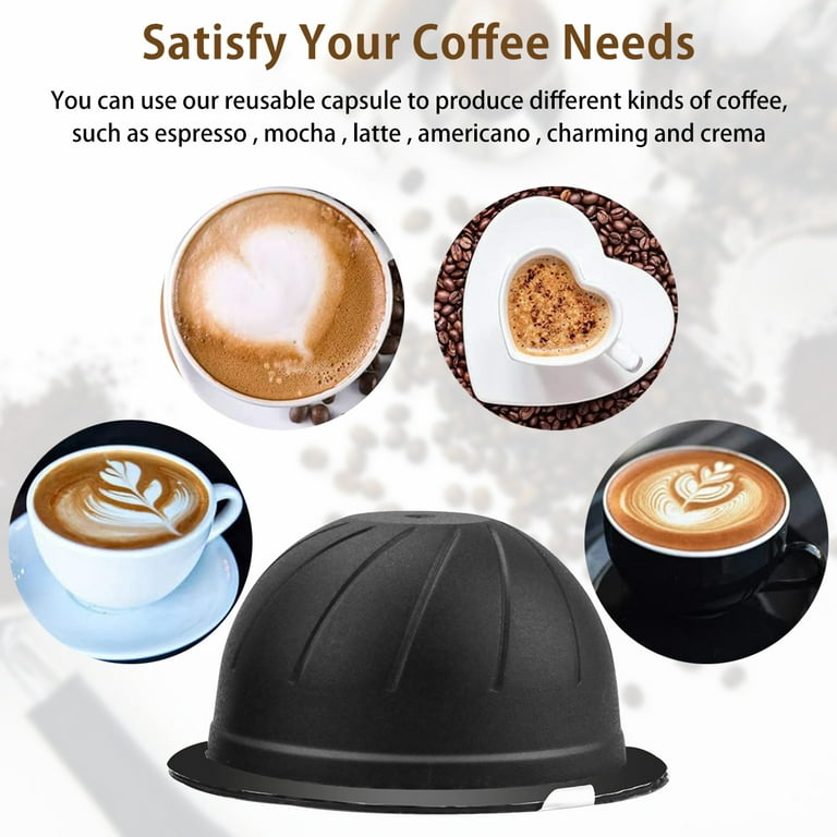 Reusable Coffee Capsules for Nescafe Dolce Gusto Machine Refillable Pods, 3  Pack