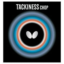 Butterfly Table Tennis Rubber - Tackiness Chop 1.7 Black