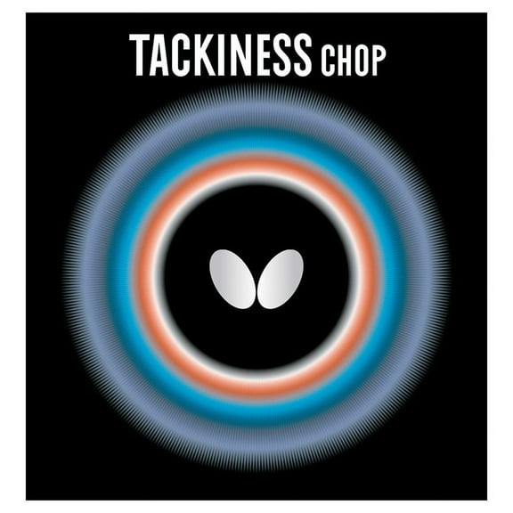 Butterfly Table Tennis Rubber - Tackiness Chop 1.9 Black