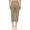 thumbnail image 4 of Little Donkey Andy Women's Ultra-Stretch Quick-Dry Capri Pants - Lightweight, Drawstring Waist, Cooling Comfort for Hiking, Travel, and Casual Wear Sage XL, 4 of 7