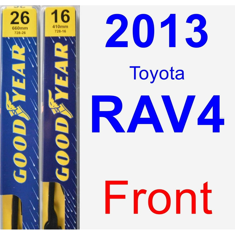 2013 Toyota RAV4 Wiper Blade Set Kit Front 2 Blades Premium