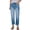 Z01 Blue, variant on Business Casual Pants for Women Mid Waisted Fashion Jeans Stretchy Distressed Washed Straight Leg Denim Pants Travel Hiking Fall Pants with Pockets