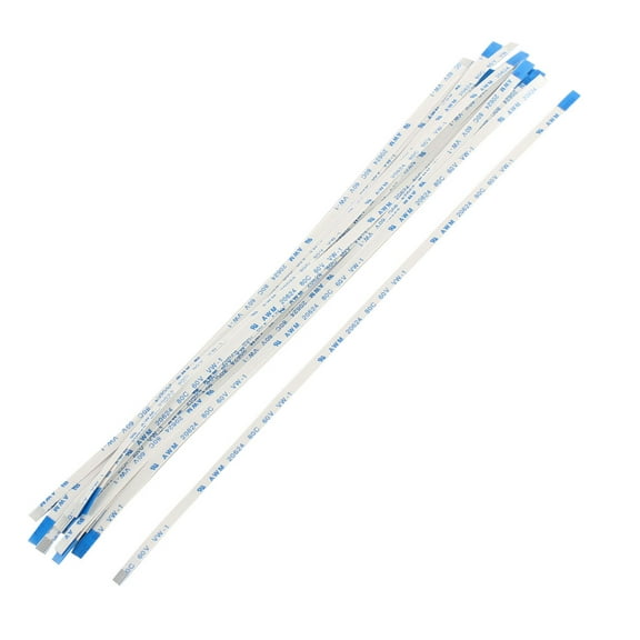 Unique Bargains 20Pcs 0.5mm Pitch 6 Pin AWM 20624 80C 60V -1 Flexible Flat Cable FFC 200mm