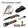 Mossy Oak 3 Pack Everyday Carry Kit, Stag Finish, Model 8624