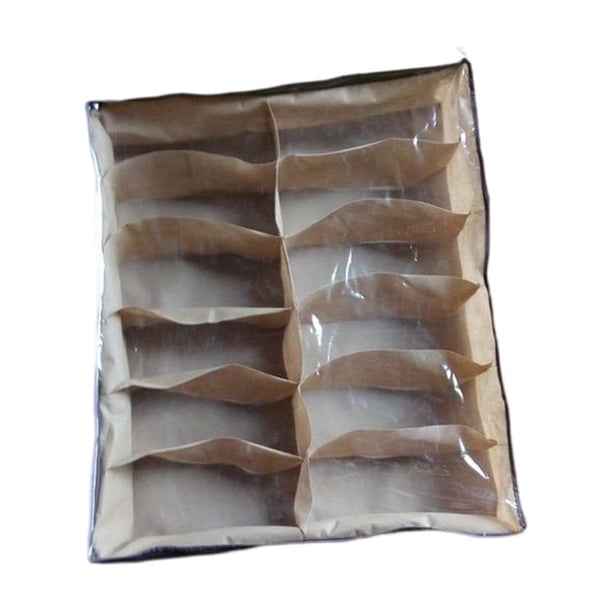 Billuyoard Caja de zapatos transparente de 12 rejillas, organizador a prueba de polvo, armario, contenedor de tela no tejida, bolsa de Cubiertas para muebles de jardín