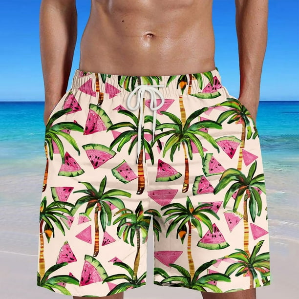 Puntoco pantalones cortos de verano para mujer, moda 2024, estampado de llama para hombre, pantalones cortos informales de playa con estampado hawaiano especial, pantalones cortos