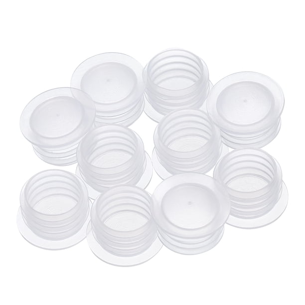 10 PCS Tapones para Salero de 1/2 pulgada, Tapones de Plástico para Reemplazo de Salero, Tapas de Botella