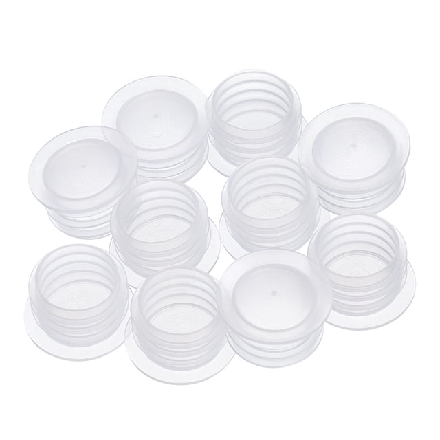 10 PCS Tapones para Salero de 1/2 pulgada, Tapones de Plástico para Reemplazo de Salero, Tapas de Botella