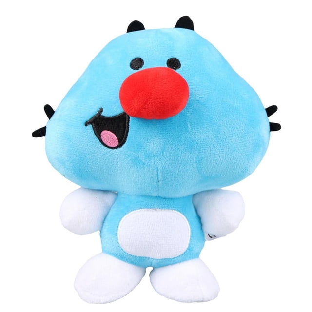 Anime Oggy Oggy azul gatito de peluche de juguete Oggy y las cucarachas gato muñeca bebé niñas niños cumpleaños regalo niños juguetes populares 2023AzulPorcelana Deng Xun unisex