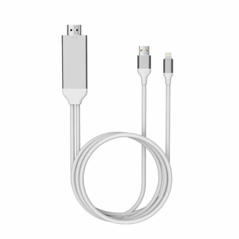 Lightning to HDMI Cable 1080P 2M for Lightning Cable HDTV TV Converter