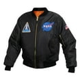 thumbnail image 4 of Rothco NASA MA-1 Flight Jacket - Black, S, 4 of 6