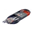 thumbnail image 2 of Cable Doble Stagg 10 Pies Negro Macho RCA y Teléfono, 2 of 2
